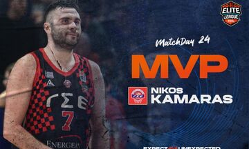 Elite League: MVP της αγωνιστικής ο Καμάρας