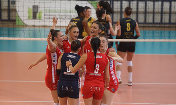 Volley League Γυναικών: Στα ημιτελικά ο Ολυμπιακός, 3-0 τον Άρη και στη Θεσσαλονίκη