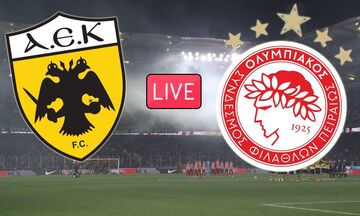 LIVE: AEK - Ολυμπιακός (20:30)