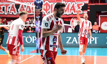Volley League Ανδρών: Στους τελικούς ο Ολυμπιακός, 3-0 τον Μίλωνα στον Ρέντη!