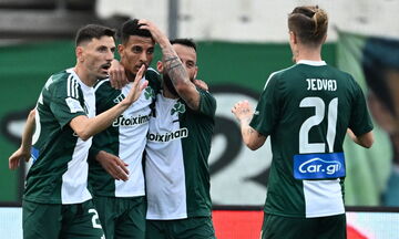 Παναθηναϊκός - ΠΑΟΚ 3-1: Υπόθεση ενός ημιχρόνου 
