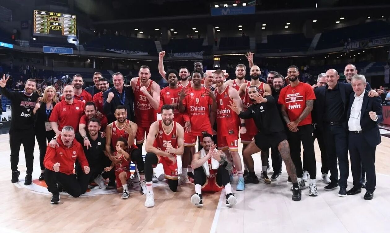 Συγχαρητήρια της ΠΑΕ Ολυμπιακός στην ομάδα μπάσκετ για την πρόκριση στο Final Four του Άμπου Ντάμπι!