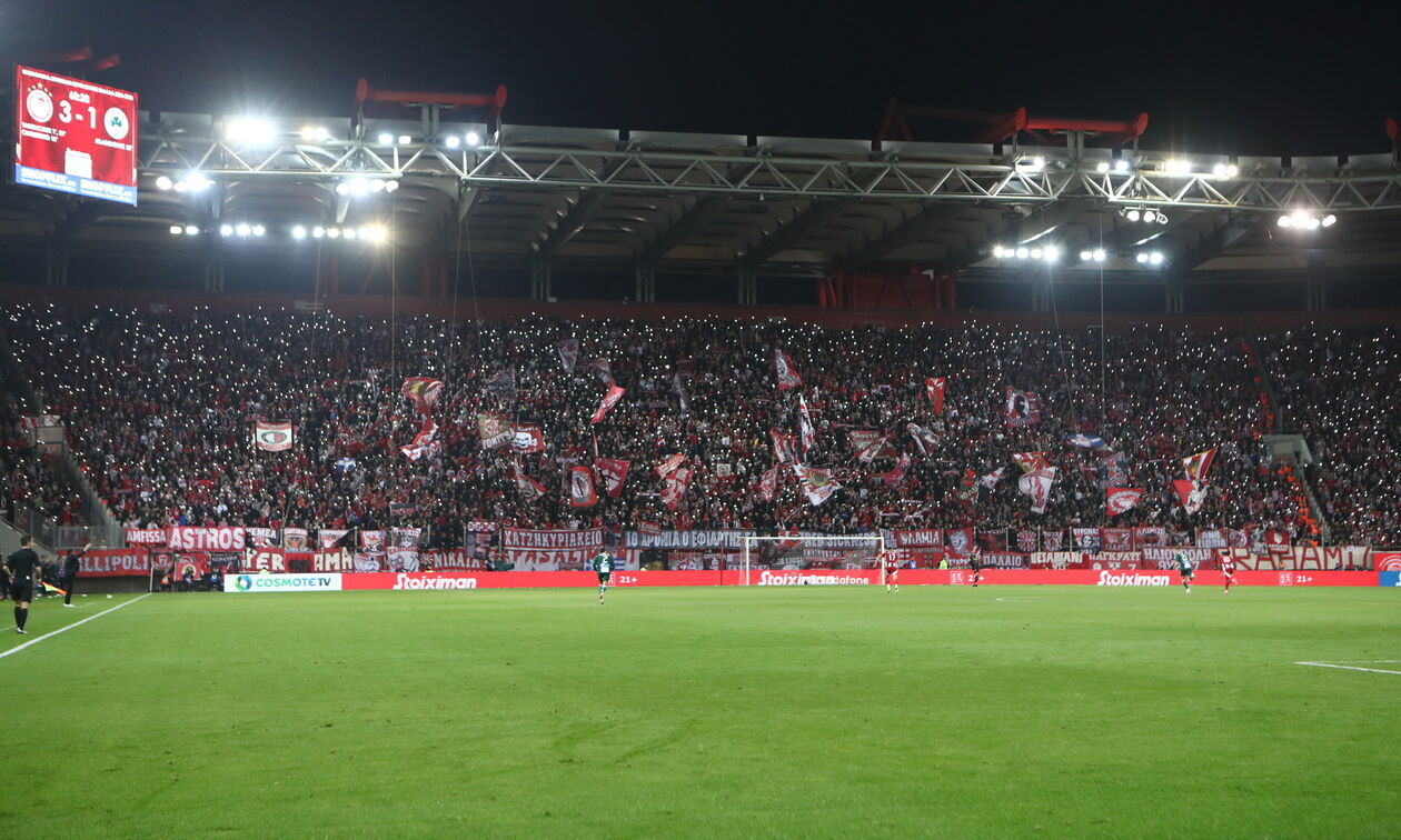 Ολυμπιακός - ΠΑΟΚ: Sold out η φιέστα των πρωταθλητών
