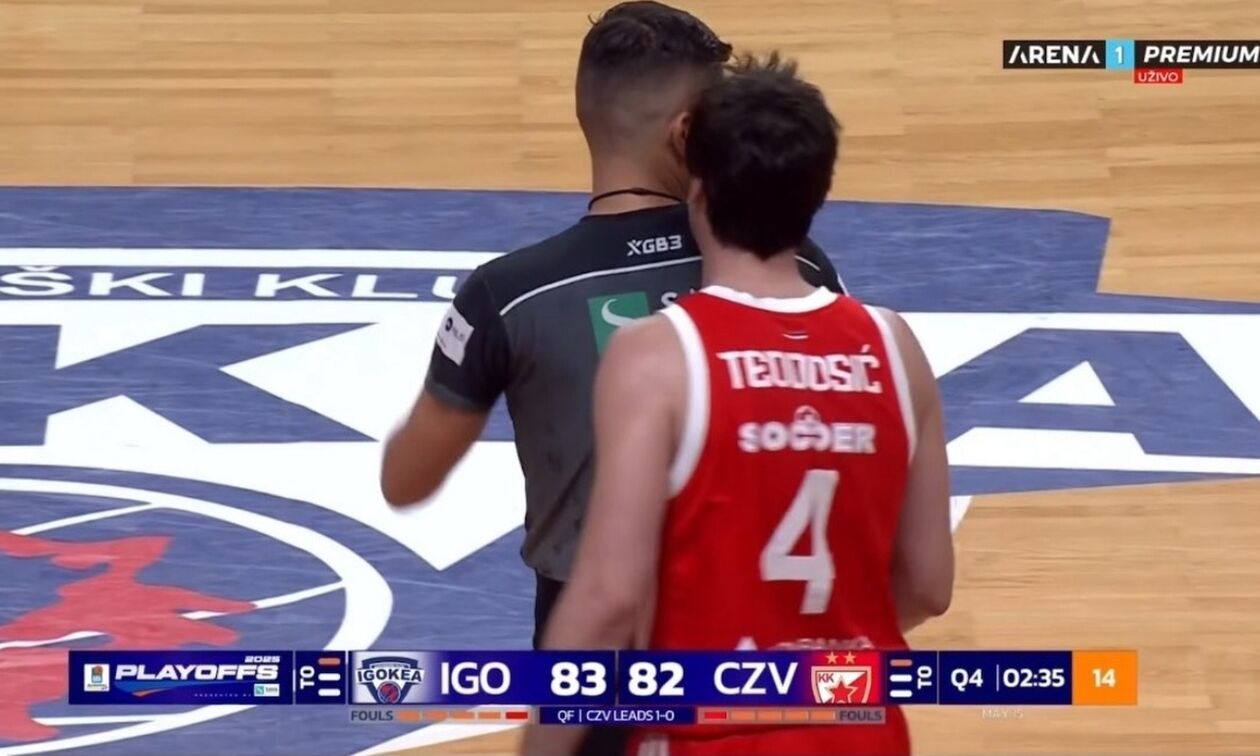 Έξαλλος ο Τεόντοσιτς, τσακώθηκε με διαιτητές και ιθύνοντες της Αδριατικής Λίγκας! (vid)