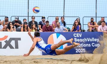 CEV Beach Volley Nations Cup: Δύο νίκες για τις Εθνικές ομάδες ανδρών, το πάλεψαν οι γυναίκες 