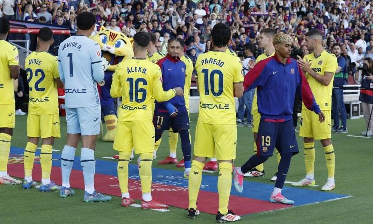 La Liga: Πρώτα pasillo και μετά «διπλό» ...σεντονιού η Βιγιαρεάλ στην πρωταθλήτρια Μπαρτσελόνα!