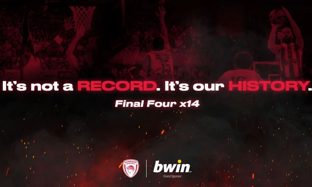 «It's not a record. It's our history»: Ο Ολυμπιακός θυμάται τα 13 Final Four της ιστορίας του
