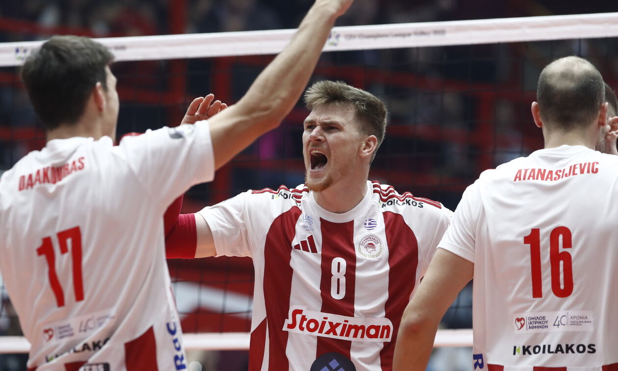 Κι επίσημα στο CEV Champions League ο Ολυμπιακός στη θέση του Παναθηναϊκού!