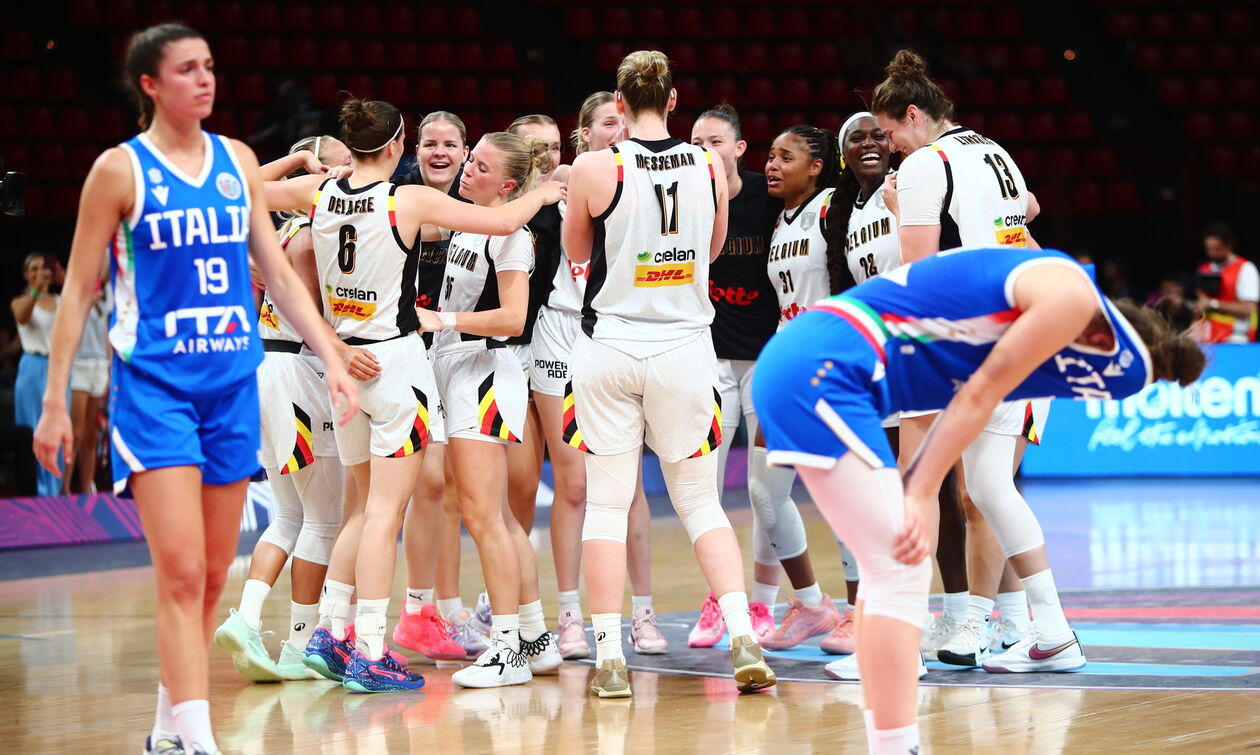 Eurobasket Γυναικών: Η Ιταλία το πάλεψε, αλλά το Βέλγιο πήρε την πρόκριση στον τελικό (highlights)