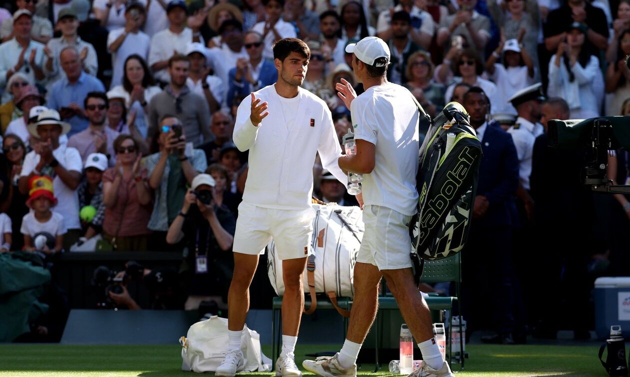 Wimbledon: Συνεχίζει απτόητος ο Αλκαράθ