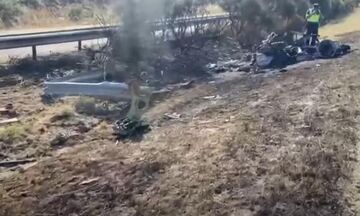 Ντιόγκο Ζότα: Βίντεο από το σημείο του τροχαίου δυστυχήματος (vid)