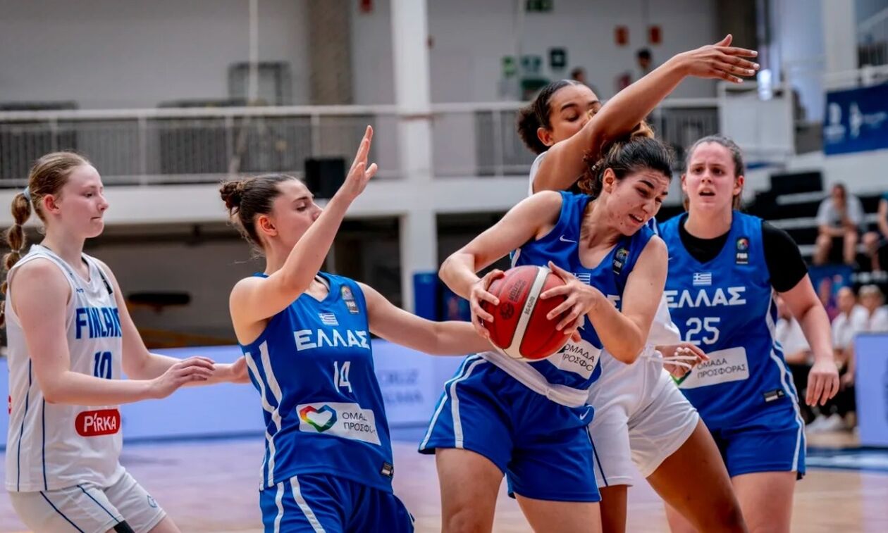 Ευρωμπάσκετ Νεανίδων: Νέα ήττα με 64-47 από τη Φινλανδία για την Εθνική