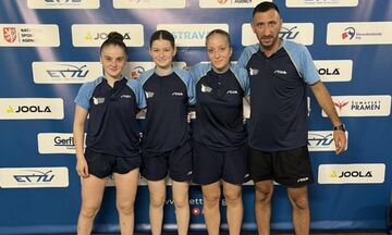 Πινγκ Πονγκ: Ανέβηκαν στην Α’ κατηγορία της Ευρώπης οι κορασίδες