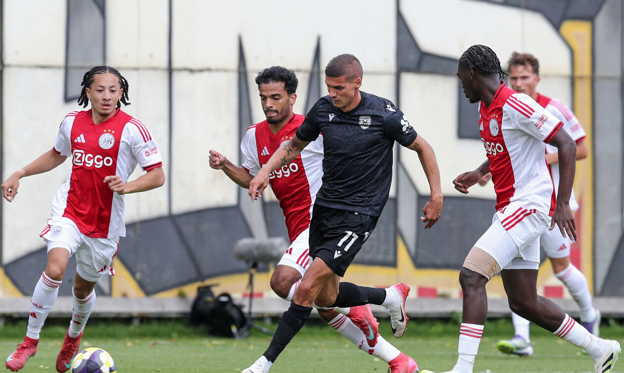 Ο ΠΑΟΚ έχασε 2-1 από τον Άγιαξ, «κέρδισε» Μύθου και Μπαλντέ
