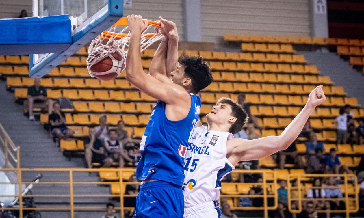Iσραήλ - Ελλάδα 82-92: Πέμπτη η «γαλανόλευκη» στο Eurobasket U20 (highlights)