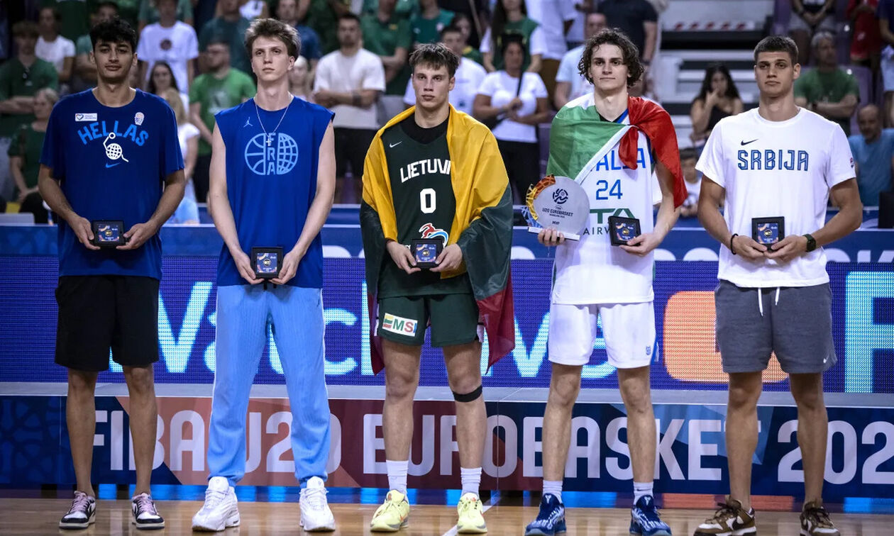 Ευρωμπάσκετ U20: MVP ο Φεράρι, στην καλύτερη πεντάδα ο Σαμοντούροβ (pic)