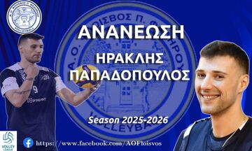 ΑΟ Φλοίσβος: Συνεχίζει ο Παπαδόπουλος 