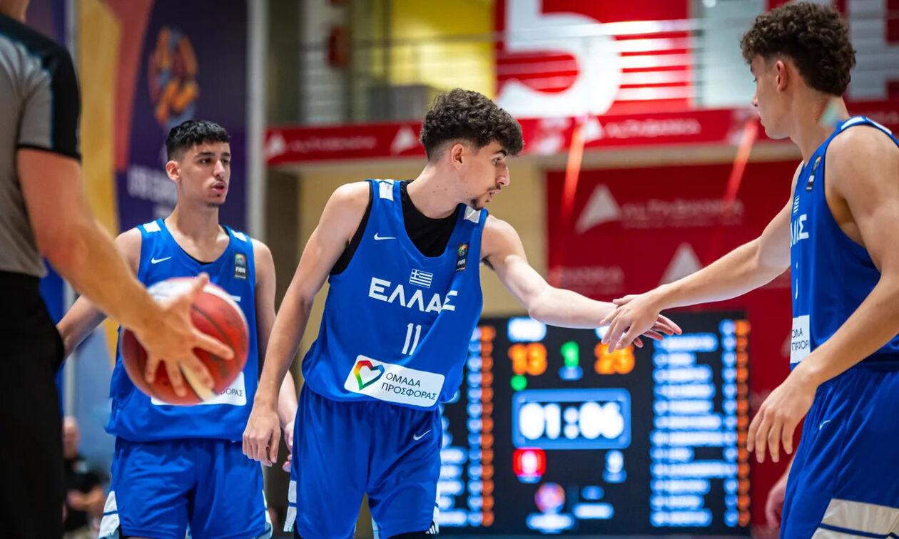 Εθνική Εφήβων: Πρώτη νίκη κόντρα στη Βόρεια Μακεδονία (83-55)
