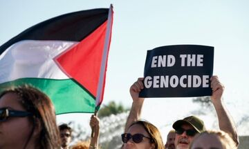 Πορεία κατά του Ισραήλ έξω από το γήπεδο της Χάμρουν στη Μάλτα
