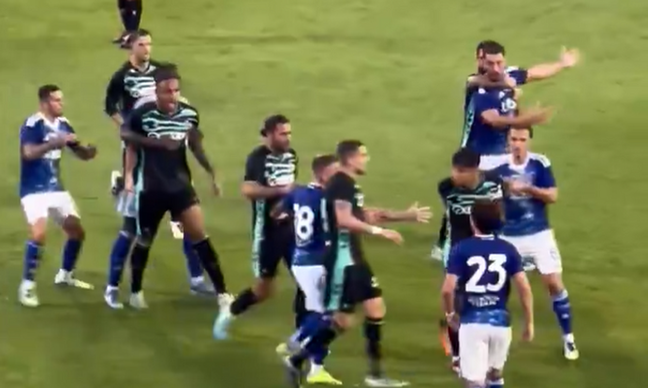 Ξύλο στο φιλικό της Μπέτις με την Κόμο (vid)