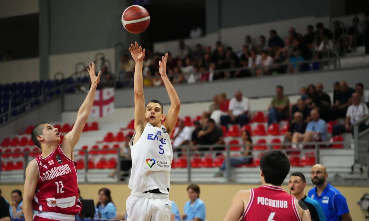 Εθνική Παίδων: Νίκη επί της Γεωργίας (65-50) και κόντρα στη Γερμανία για την 9η θέση