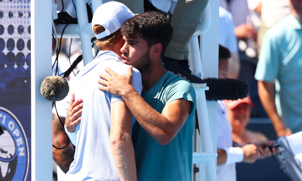 Cincinnati Open: Εγκατέλειψε τον τελικό ο Σίνερ, νικητής ο Αλκαράθ