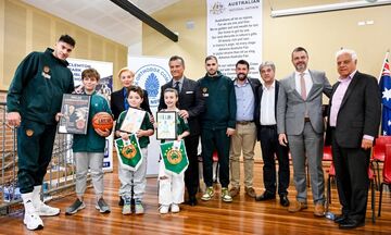 Παναθηναϊκός: Επισκέφθηκε το Σχολείο Ελληνικής Γλώσσας στο Σίδνεϊ