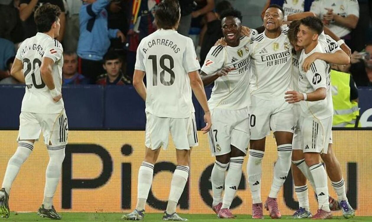 La Liga:«Απόλυτη» Ρεάλ 4 ...μποφόρ με Λεβάντε & «τορπιλισμός» της Σεβίλλης του Αλμέιδα από Βιγιαρεάλ