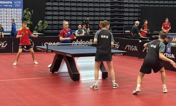 Πινγκ Πονγκ: Στις θέσεις 17-32 του διπλού μικτού Μαρκουλάκης/Τασιού και Μιχάλαρου στο απλό