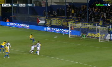 Παναιτωλικός-Παναθηναϊκός: Το πέναλτι και γκολ της ομάδας του Αγρινίου