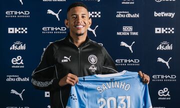 Επίσημο: Ανανέωσε ο Σαβίνιο με τη Μάντσεστερ Σίτι έως το 2031