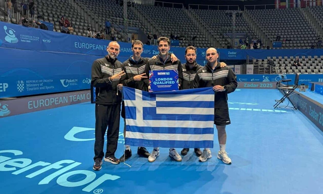 Πινγκ Πονγκ: Στους «16» του Ευρωπαϊκού πρωταθλήματος ομαδικού η Εθνική Ανδρών