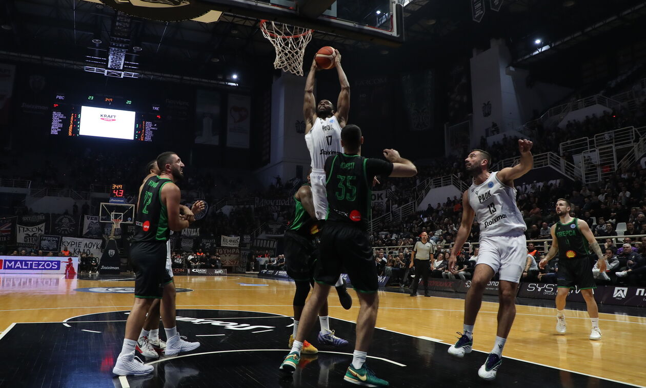 ΠΑΟΚ - Τρέπτσα 85-74: Νίκη για τον «Δικέφαλο» στην πρεμιέρα του Europe Cup