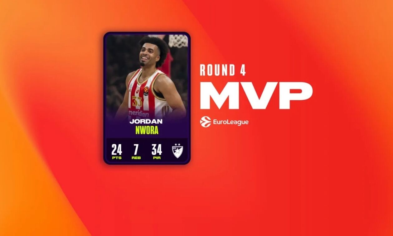 Euroleague: MVP της αγωνιστικής ο Νουόρα (vid)