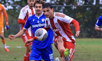 Πρωτάθλημα Νέων Κ19: Έμεινε στο «Χ» ο Ολυμπιακός στη Λάρισα (2-2)