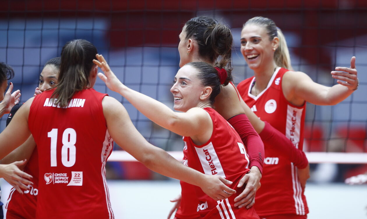 Ολυμπιακός - Θέτις Βούλας 3-1: Ξεκίνημα με το δεξί για τις τρεμπλούχες Ελλάδας