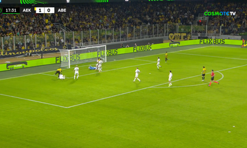 ΑΕΚ - Αμπερντίν: Το 2-0 πάλι από τον Κοϊτά (vid)