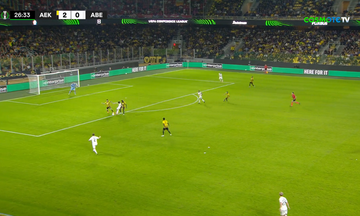 ΑΕΚ - Αμπερντίν: Το 3-0 με τον Ελίασον (vid)