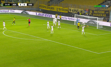 ΑΕΚ - Αμπερντίν: Το 4-0 με τον Μαρίν (vid)