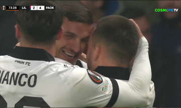 Λιλ - ΠΑΟΚ: Το 2-4 με τον Ζίβκοβιτς!