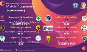 Volley League Γυναικών: Ξεχωρίζει το ντέρμπι στη Νέα Σμύρνη 