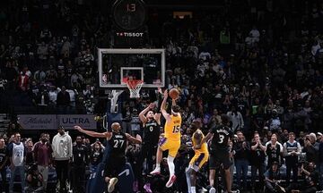 NBA: Τρομεροί Νάγκετς με τριπλό Γιόκιτς, απίθανo buzzer beater του Ριβς στη Μινεσότα (hls)