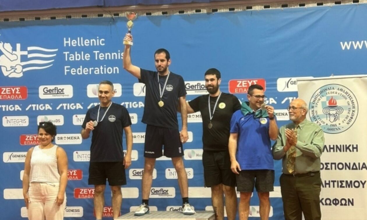 Πινγκ Πονγκ: Τριπλή εκπροσώπηση η Ελλάδα στους Ολυμπιακούς Αγώνες Κωφών