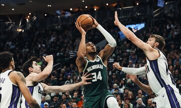 NBA: Διπλό με ανατροπή των Κινγκς επί των Μπακς (133-135) - Άγγιξε το triple-double ο Γιάννης (vid)