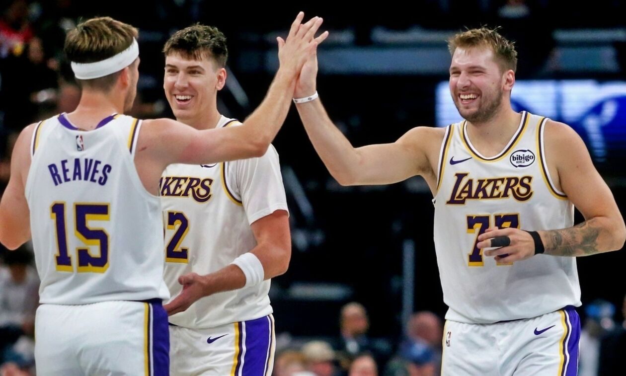NBA: Εξαιρετικός Ντόντσιτς στη νίκη των Λέικερς, μοναδικοί αήττητοι οι Θάντερ (vid)