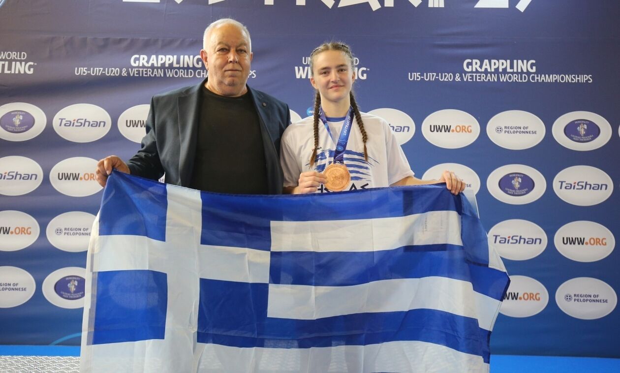 Grappling: «Χάλκινη» η Παναγιωτοπούλου στο Παγκόσμιο του Λουτρακίου