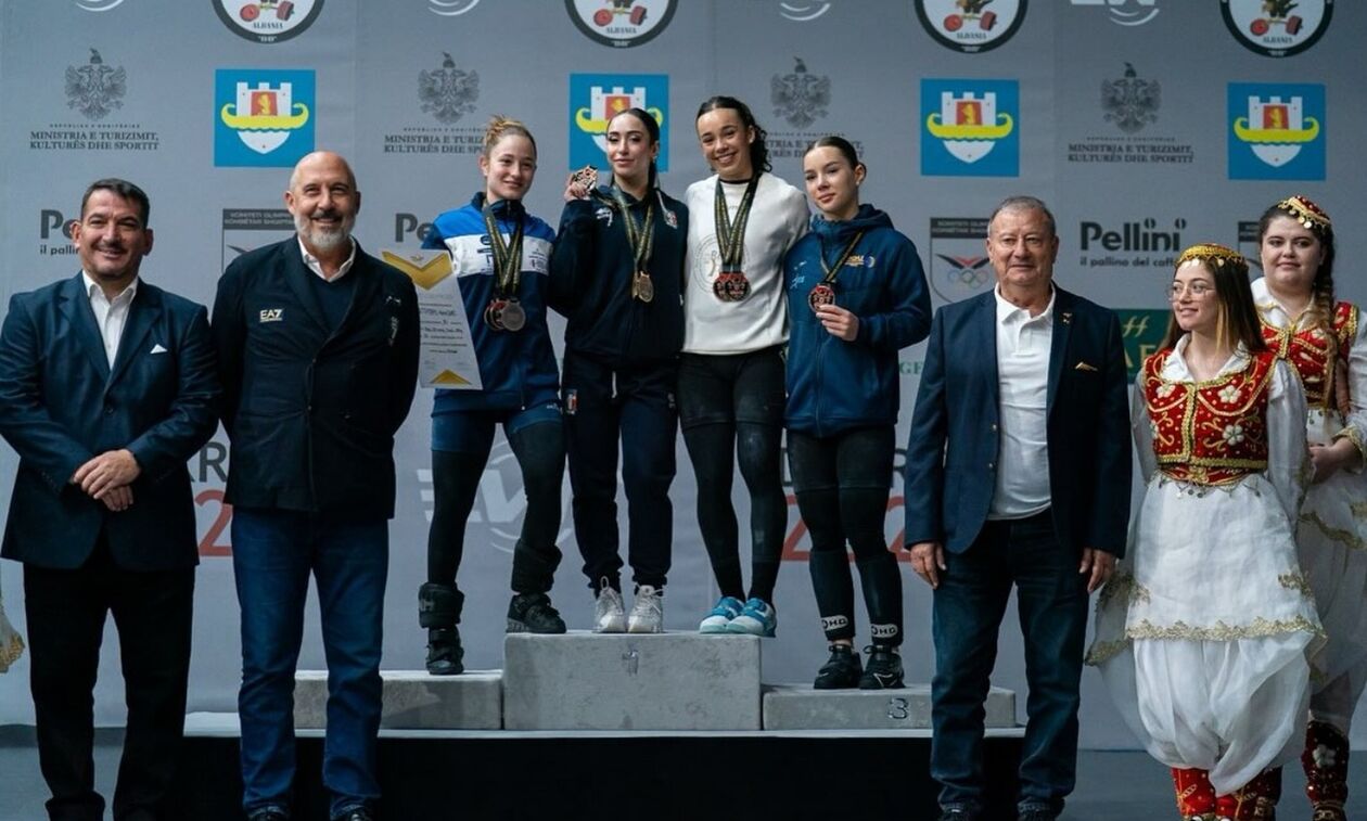 Άρση βαρών: Τέσσερα μετάλλια για την Ελλάδα στο Ευρωπαϊκό Πρωτάθλημα Άρσης Βαρών Εφήβων-Νεανίδων