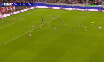 Ολυμπιακός - PSV Αϊντχόφεν: Το 1-0 με το φοβερό σουτ του Ζέλσον Μάρτινς! (vid)