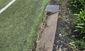 Τραυματίστηκε σε επικίνδυνο αγωνιστικό χώρο διεθνής παίκτρια