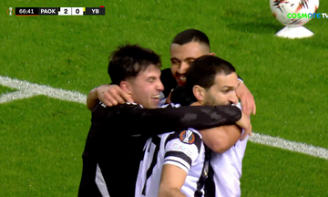 ΠΑΟΚ - Γιουνγκ Μπόις: Το 2-0 με τον Γιακουμάκη!